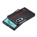 LC.IMEEKE 3 in 1 Carbon Fiber Texture Shockproof Phone Case, For Galaxy Z Fold8 5G, For Galaxy Z Fold8 Ultra 5G, For Galaxy Z Flip8 5G, For Samsung Galaxy Z Flip6 / Flip7 FE, For Samsung Galaxy Z Fold7 5G, For Samsung Galaxy Z Flip7 5G                 ...