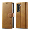 LC.IMEEKE Calf Texture Leather Phone Case, For Samsung Galaxy Z Fold7 5G, For Samsung Galaxy Z Flip7 5G, For Samsung Galaxy Z Fold6 5G