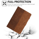 For Lenovo Tab M10 3rd Gen Embossed Leather Smart Tablet Case