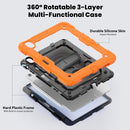 For iPad Air 11 2024 Silicone + PC Tablet Protective Case