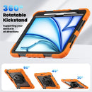 For iPad Air 11 2024 Silicone + PC Tablet Protective Case