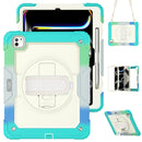 For iPad Pro 11 2024 Silicone + PC Tablet Protective Case