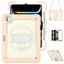 For iPad Pro 11 2024 Silicone + PC Tablet Protective Case