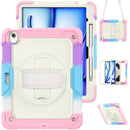 For iPad Air 11 2024 Silicone + PC Tablet Protective Case
