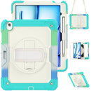 For iPad Air 11 2024 Silicone + PC Tablet Protective Case