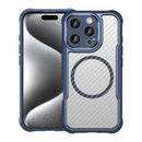 Carbon Fiber Texture MagSafe Translucent Phone Case For iPhone 18 Pro Max