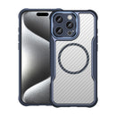 Carbon Fiber Texture MagSafe Translucent Phone Case For iPhone 18 Pro Max