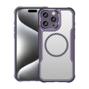 Carbon Fiber Texture MagSafe Translucent Phone Case For iPhone 18 Pro Max