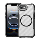 Carbon Fiber Texture MagSafe Translucent Phone Case For iPhone 18 Pro Max