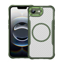 Carbon Fiber Texture MagSafe Translucent Phone Case For iPhone 18 Pro Max