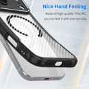 Carbon Fiber Texture MagSafe Translucent Phone Case For iPhone 18 Pro Max