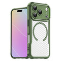 Carbon Fiber Texture MagSafe Translucent Phone Case, For iPhone 18 Pro