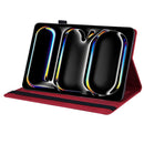 For iPad Pro 13 2024 Splicing Shockproof Leather Tablet Case