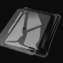 For iPad Pro 11 inch 2024 Transparent TPU Full Thicken Corners Shockproof Protective Case with Pen Slot