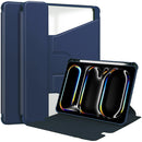 For iPad Air 13 inch 2024 Transparent Rotation Smart Leather Tablet Case