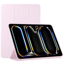 For iPad Pro 11 2024 Double-sided Clip Non-buckle Magnetic PU Smart Tablet Case