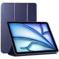 For iPad Air 11 2024 Double-sided Clip Non-buckle Magnetic PU Smart Tablet Case