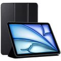 For iPad Air 11 2024 Double-sided Clip Non-buckle Magnetic PU Smart Tablet Case