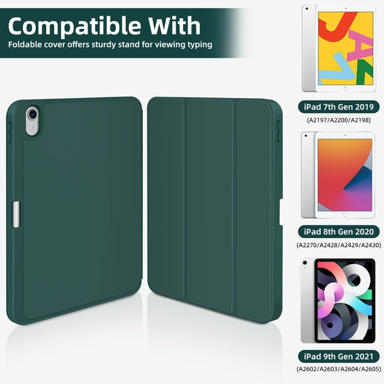 3-fold TPU Smart Leather Tablet Case with Pen Slot, For iPad 11th Gen 2025 A16