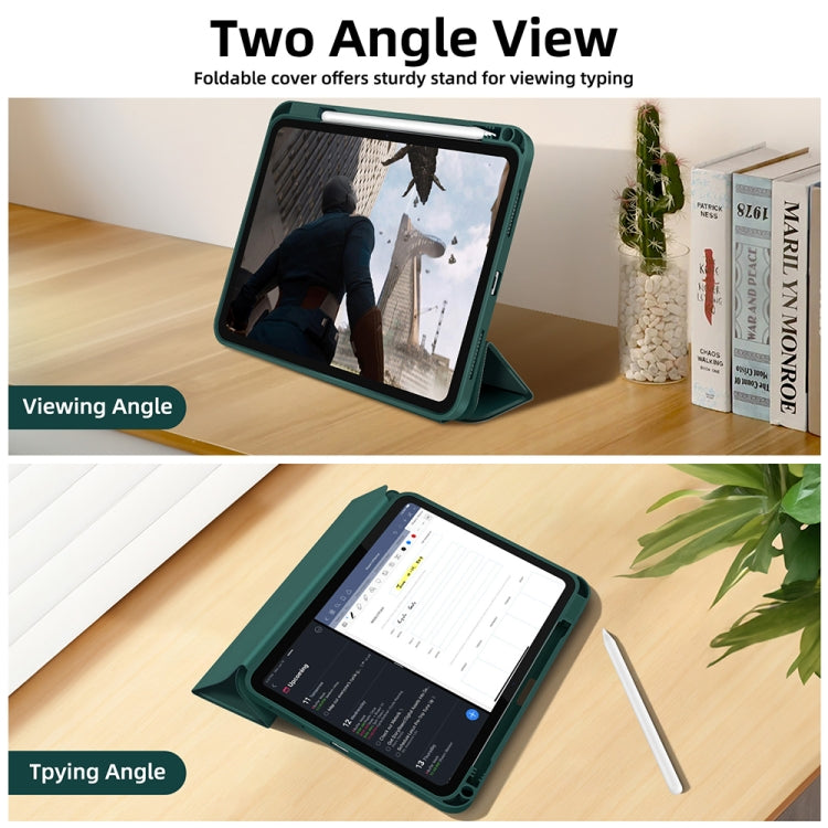 3-fold TPU Smart Leather Tablet Case with Pen Slot, For iPad 11th Gen 2025 A16