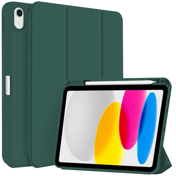 3-fold TPU Smart Leather Tablet Case with Pen Slot, For iPad 11th Gen 2025 A16