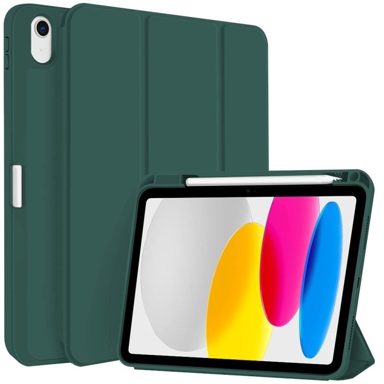 3-fold TPU Smart Leather Tablet Case with Pen Slot, For iPad 11th Gen 2025 A16