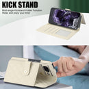 For Google Pixel 8 Crossbody Multifunction Rhombic Leather Phone Case