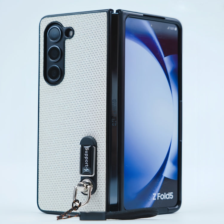 Samsung Galaxy Z Fold 6 Flash Diamond Fold PC Phone Case with Lanyard