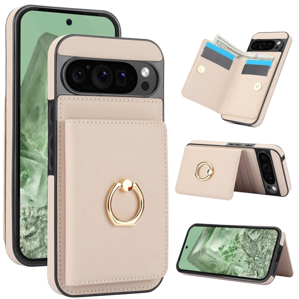 For Google Pixel 8 Pro RFID Anti-theft Card Ring Holder Phone Case