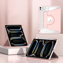 For iPad Air 13 2024 Magnetic Split Leather Smart Tablet Case with Pen Slot