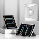 For iPad Air 13 2024 Magnetic Split Leather Smart Tablet Case with Pen Slot