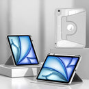 For iPad Air 13 2024 Magnetic Split Leather Smart Tablet Case with Pen Slot