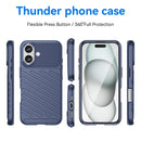 For iPhone 16 Pro Thunderbolt Shockproof Soft TPU Phone Case