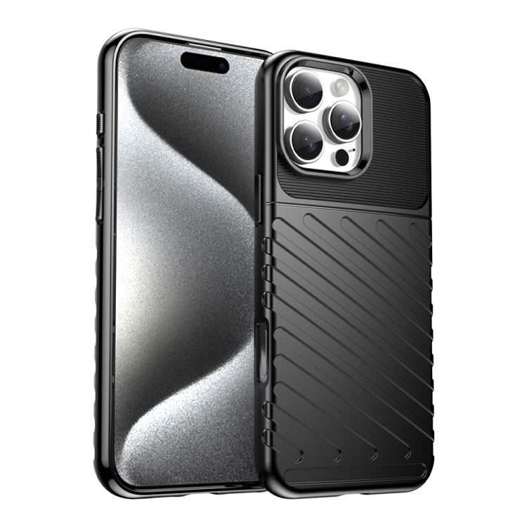 For iPhone 16 Thunderbolt Shockproof Soft TPU Phone Case