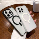 Dual-Side Frosted MagSafe Clear Phone Case For iPhone 17 Pro Max