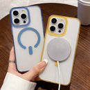 Dual-Side Frosted MagSafe Clear Phone Case For iPhone 17 Pro Max