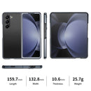 For Samsung Galaxy Z Fold 6 Electroplated Frame Folding PU Phone Case