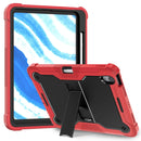For iPad Pro 11 2024 Shockproof Silicone Hybrid PC Tablet Case with Holder