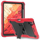 For iPad Pro 11 2024 Shockproof Silicone Hybrid PC Tablet Case with Holder