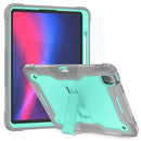 For iPad Pro 11 2024 Shockproof Silicone Hybrid PC Tablet Case with Holder