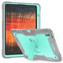 For iPad Pro 11 2024 Shockproof Silicone Hybrid PC Tablet Case with Holder