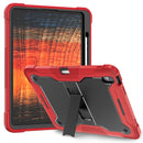 For iPad Pro 11 2024 Shockproof Silicone Hybrid PC Tablet Case with Holder