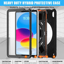 Rotation Holder Silicone Hybrid PC Tablet Case, For iPad 11th 2025 A16