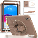 Rotation Holder Silicone Hybrid PC Tablet Case, For iPad 11th 2025 A16