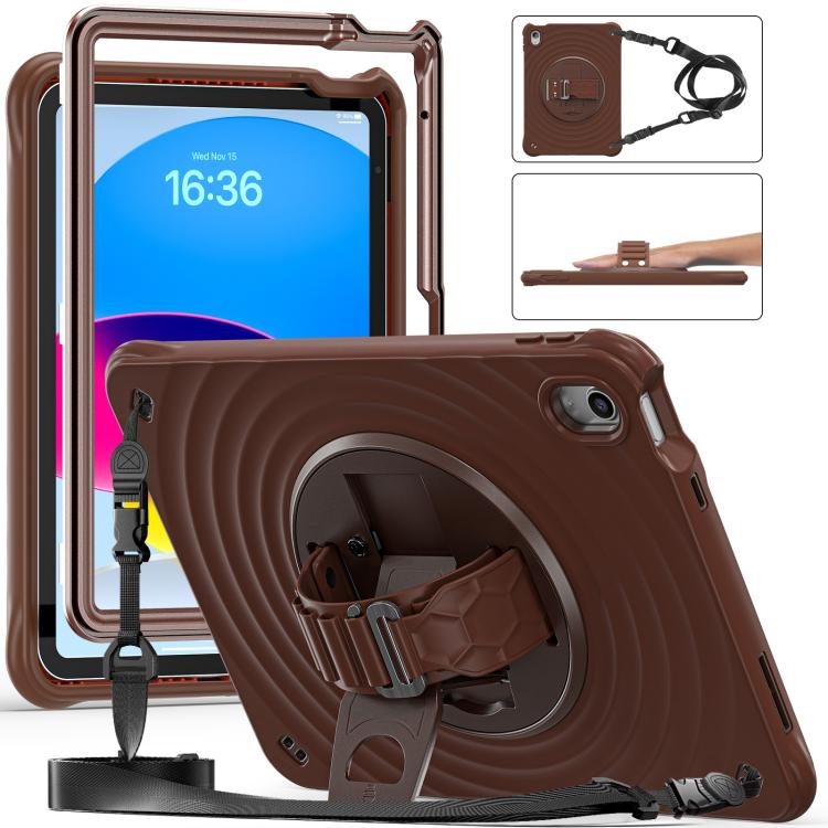 Rotation Holder Silicone Hybrid PC Tablet Case, For iPad 11th 2025 A16