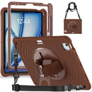 Rotation Holder Silicone Hybrid PC Tablet Case, For iPad 11th 2025 A16