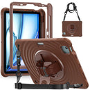 Rotation Holder Silicone Hybrid PC Tablet Case, For iPad 11th 2025 A16