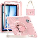 Rotation Holder Silicone Hybrid PC Tablet Case, For iPad 11th 2025 A16