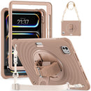 Rotation Holder Silicone Hybrid PC Tablet Case, For iPad 11th 2025 A16