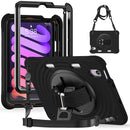 Rotation Holder Silicone Hybrid PC Tablet Case, For iPad 11th 2025 A16
